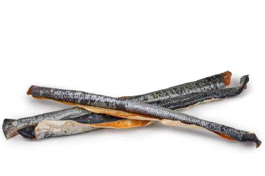 Zalmhuid met vlees gedroogd - ongezaagd